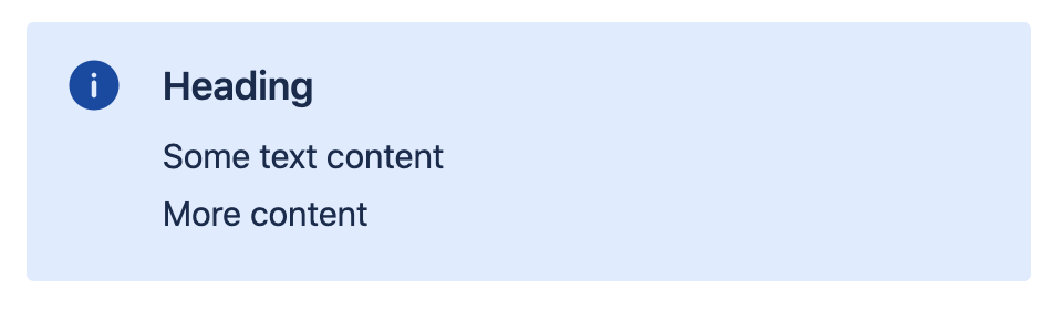 Screenshot of what the rendered section message should look like